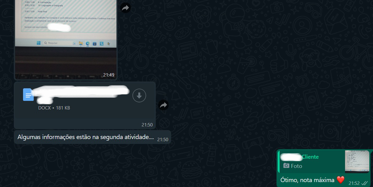 Testemunho de clientes